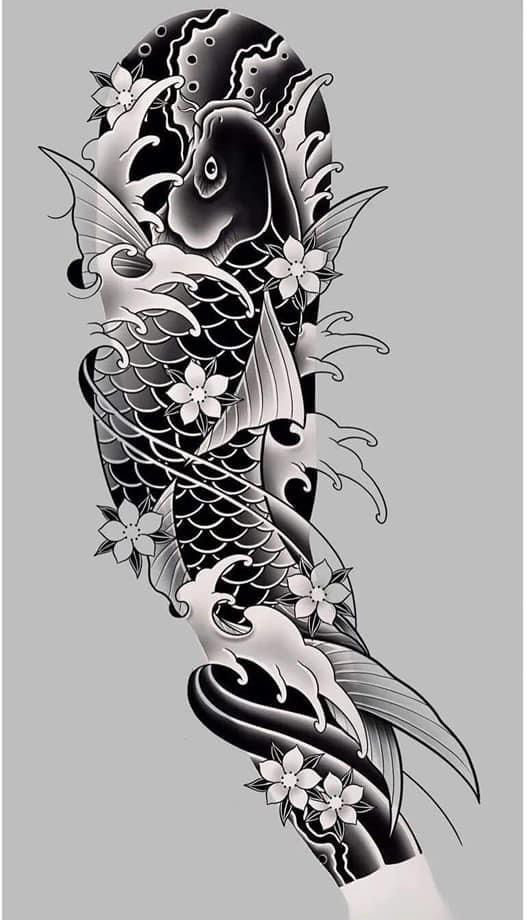 鯉魚紋身新設計，友情與陪伴的溫馨故事展