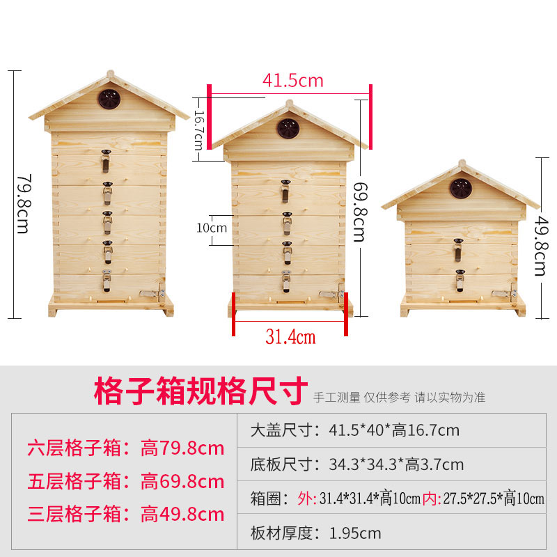 最新中蜂格子箱尺寸揭秘，探索蜜蜂的秘密，感受友情的溫暖